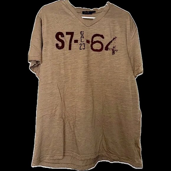 Rare new Seven 7 super cool ever neck NEW vintage flawless slightly perfect vee - Picture 3 of 10